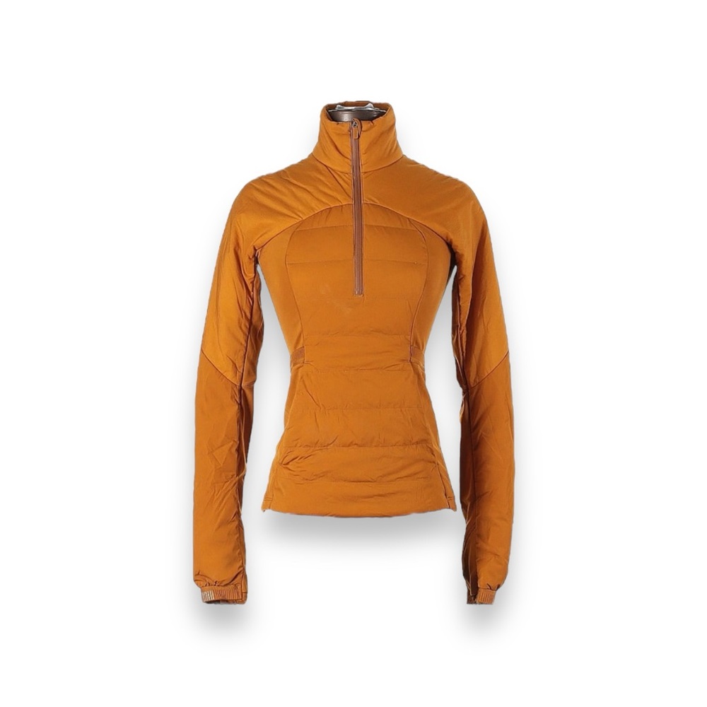 Lululemon Down For It All 1/2 Zip Pullover Fools Gold size 0
